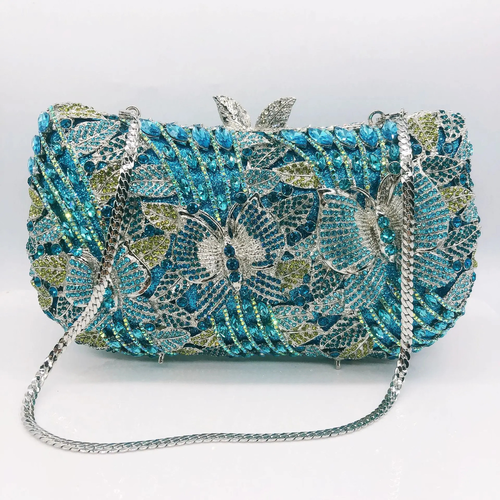 Hollow Out Women Evening Bag Gold Crystal Banquet Handbag y Diamond Clutch Purse Wedding Bride Bags Elegant Dinner 251121