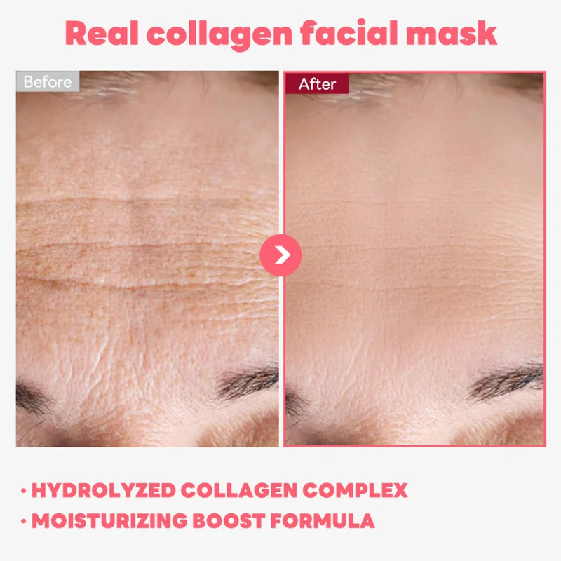 Collagen Peel Off Mask Wrapping Mask Frim Korean Make Glowy Skin Elasticity Anti Wrinkle Facial Mask 250418
