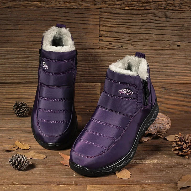 Cotton shoes for women in winter thick and warm snow boots plus size short men fishing warmth 251121