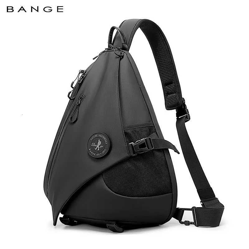 Fashion bange Mens single shoder fi light crossbody mens waterproof large capacity ch bag leisure backpack Y251121
