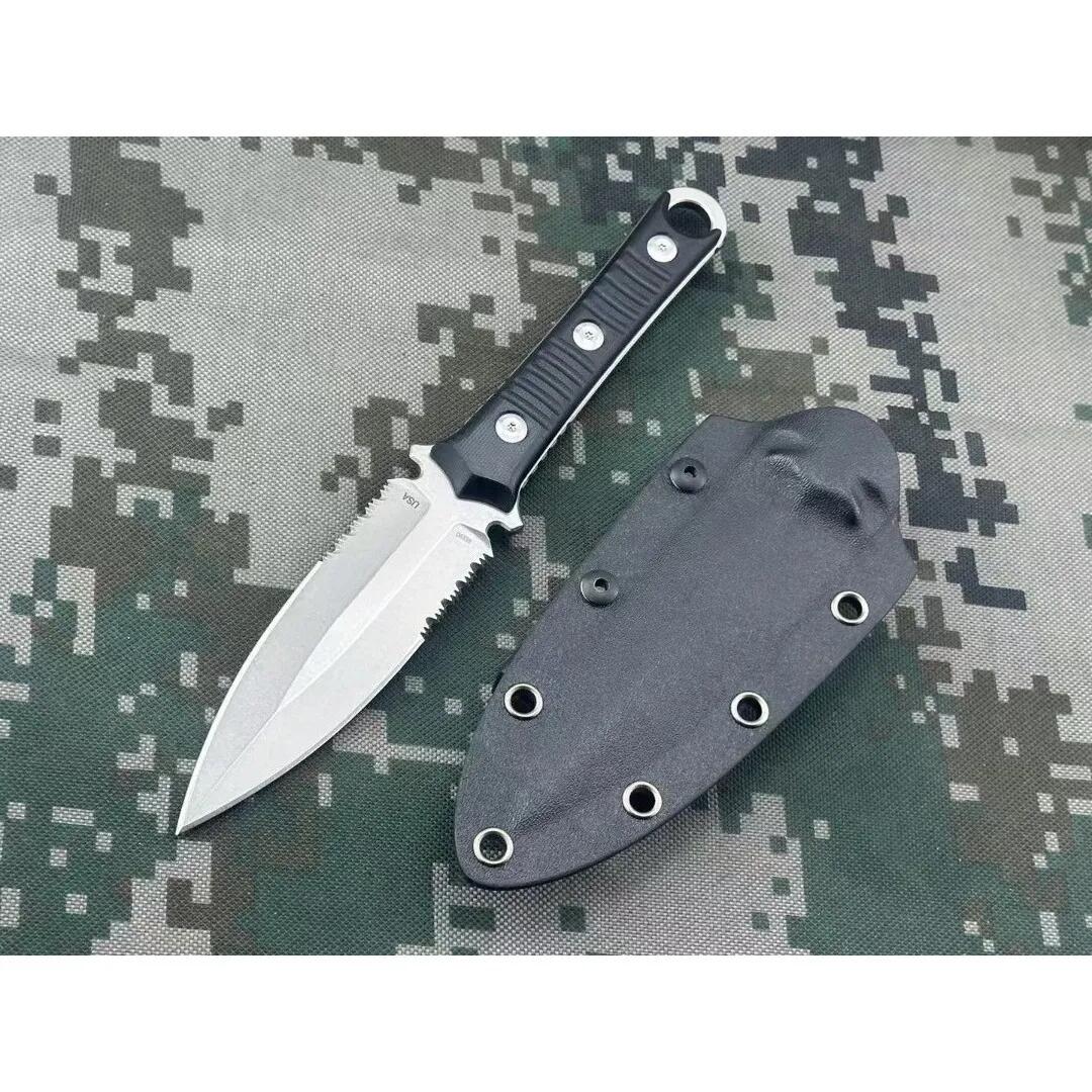 Borka SBK SBD Kitchen Fixed M Steel Blade Black G Handle Precision Cutting Chef Knife