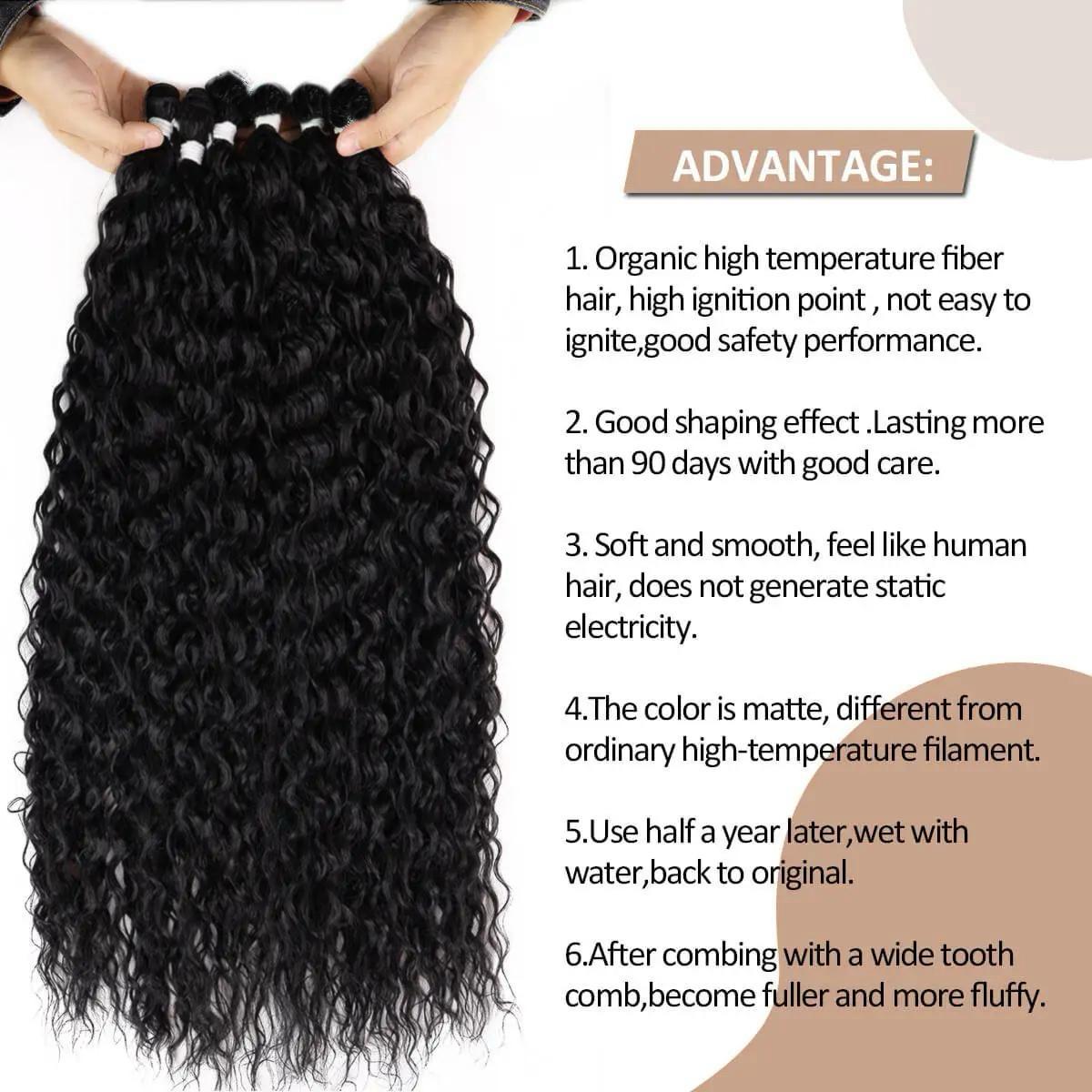 10-26 Inch Brazilian Virgin Hair Extensions Jerry Curl 100% Unprocessed Remy Human Hair 10A Hair Bundles for Black Women Natural Color