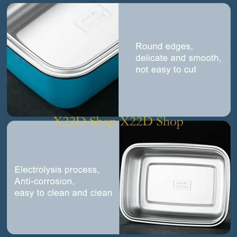 X22D Boxes Stainless Steel PP Material for Adults Children Office School OutdoorM251121