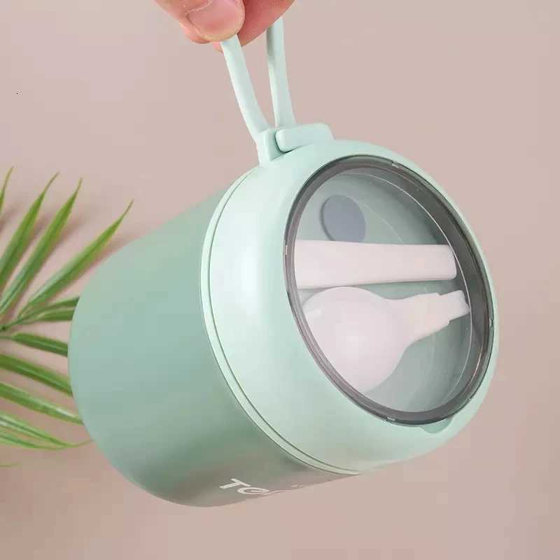 510ml Stainless Steel Lunch Box with Spoon Thermal Food Container Vaccum Cup Insulate Bento Box Thermos Soup Cup For Kids SchoolM251121