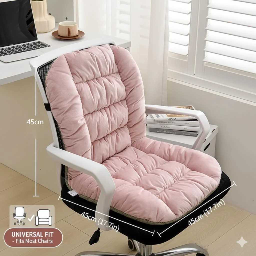 Heated Office Seat Cushion With Backrest Washable Chair Pad With Remote Control Timer For Desk Student Or Home Chair Winter Warm C251121