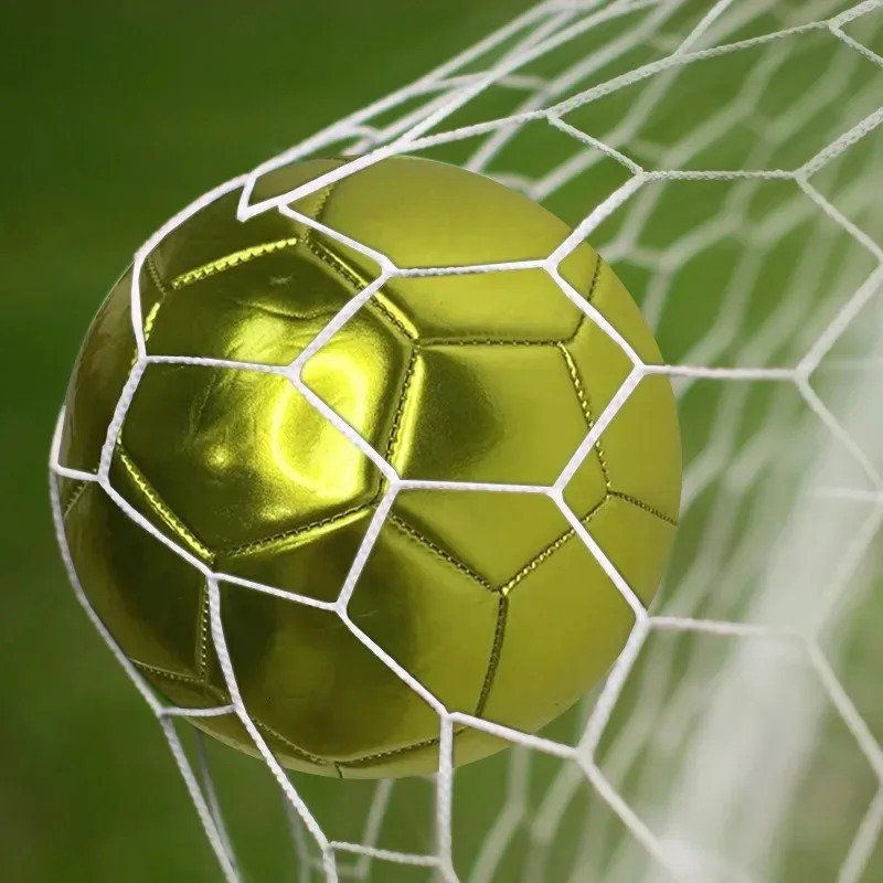 Golden silver Football Soccer Balls Official Size 5 PVC Football Team Training Footy Ball Outdoor Match Game Football Training 251114