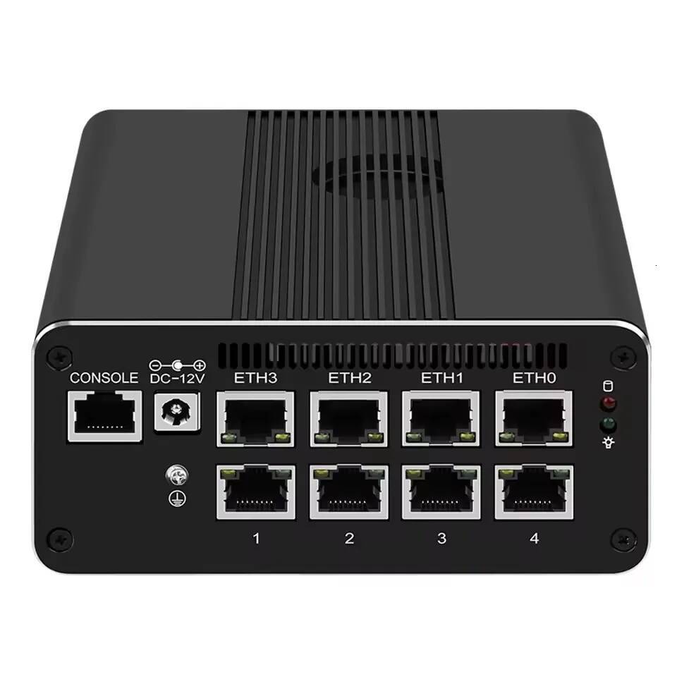 Robust Firewall Appliance Intel i7-1260P i5-1250P i3-1215U 8505 Mini PC 2X10G SFP 4x25G LAN 2SATA30 Proxmox pfSense OPNsense