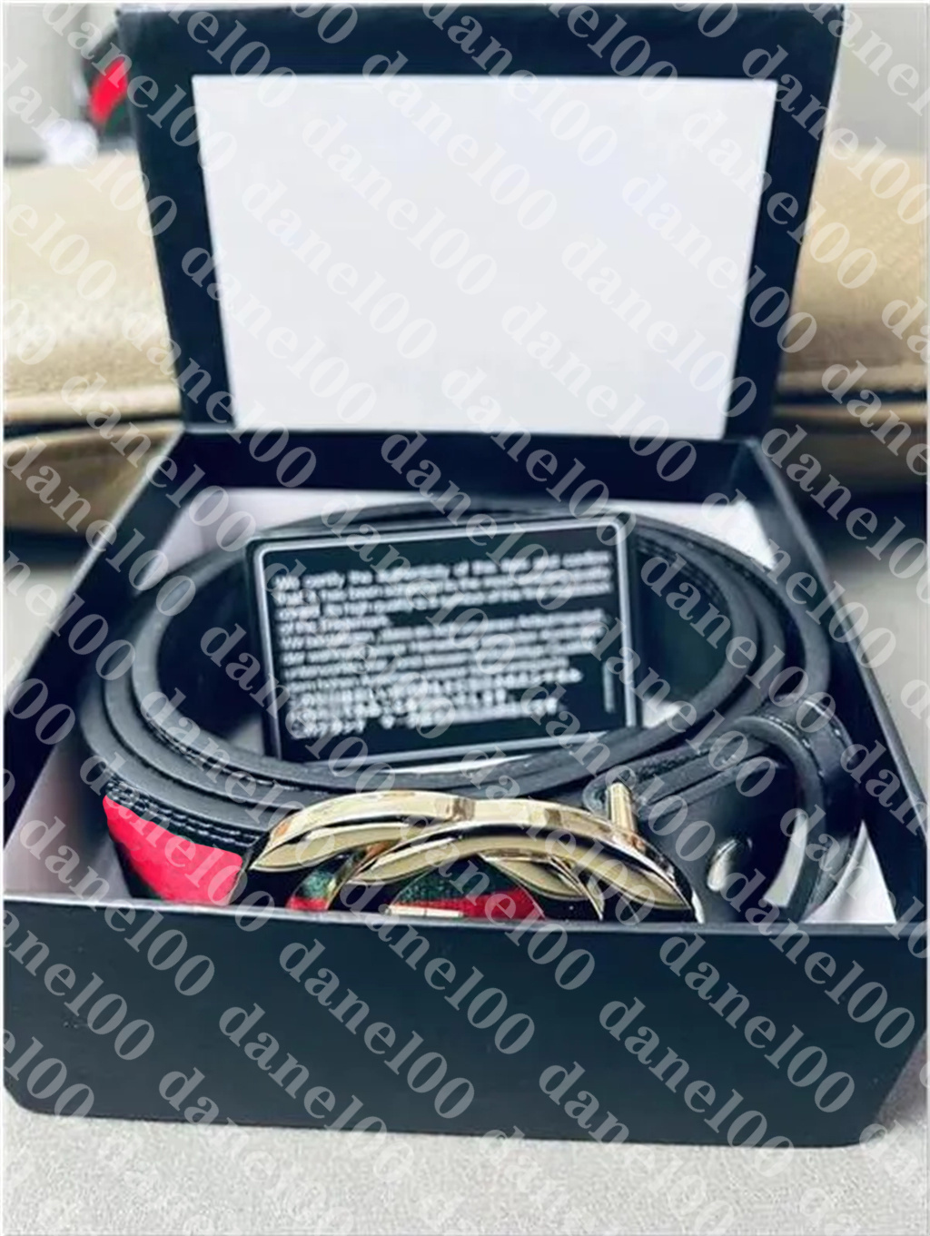 2024 Designer Womens Belt s Woman Men Belts Inlaid Dia Pearl Bronze Big Buckle Sports Leisure Fashion Women Waistbdfrheand Width 3.8cm With Box