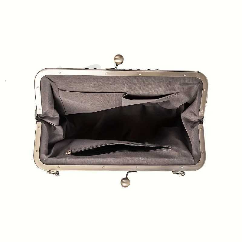 Vintage Top Handle Crossbody Bag Lock Sahel Bag Wens Shoder Purse Handbag Y251121