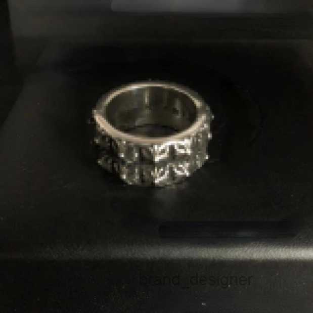Plated Hip Hop Men and Women High quality Vintage Cross Open Thai Sier Chromers Ring Jewelry gift goodgood Free shipping