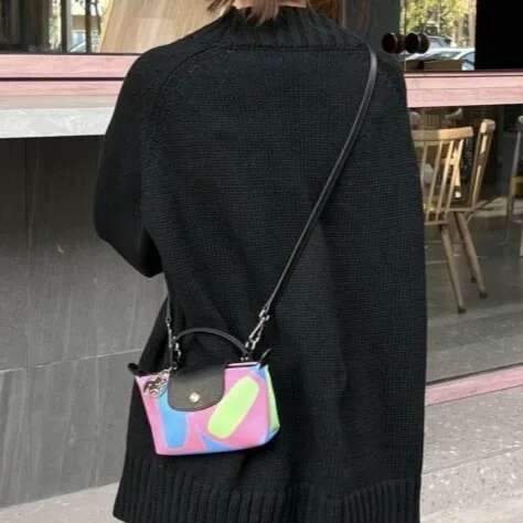 Designer Bag 284 High Quality Limited Edition Love Joint Love Canvas Mini Dumpg Women's Hand Skew Straddle Bag With Shoulder Strap