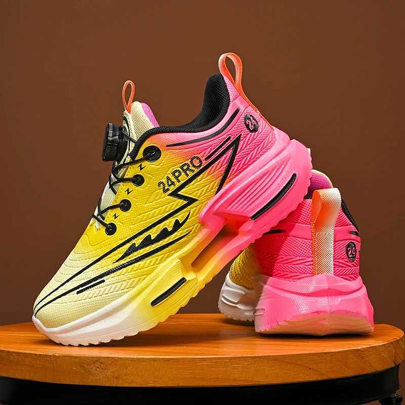 Childrens Sports Shoes 2025 Autumn New Ultra Light Cushioned Sneakers Outdoor Training Flat Comfortable Running Shoes for KidsW251121