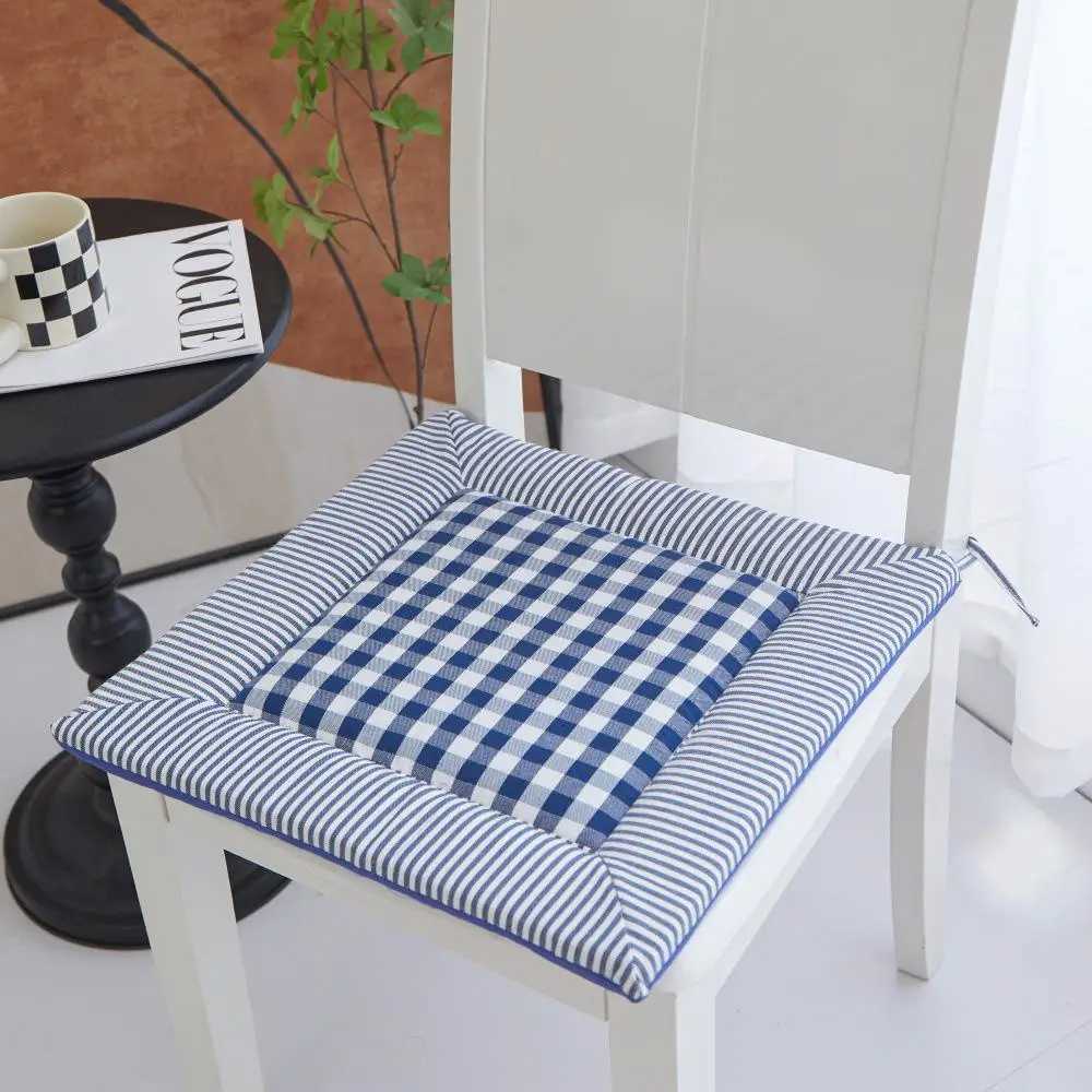 1pcs Creative Geometric Grid Chair Cushion Practical Home Office Sofa Butt Cushions Soft Elastic Seat Cushions C251121