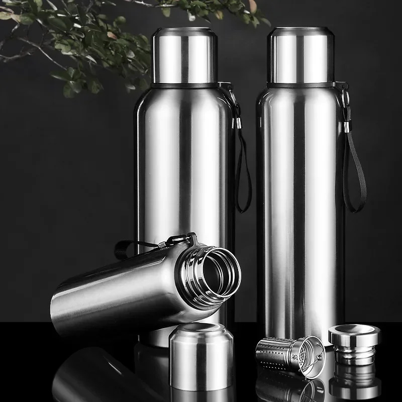 Large Capacity Cold Thermal Thermos Tumbler Stainless Steel Insulated Tea Coffee Water Bottle Insulation Flask Pot Travel Mug 251114 W260226