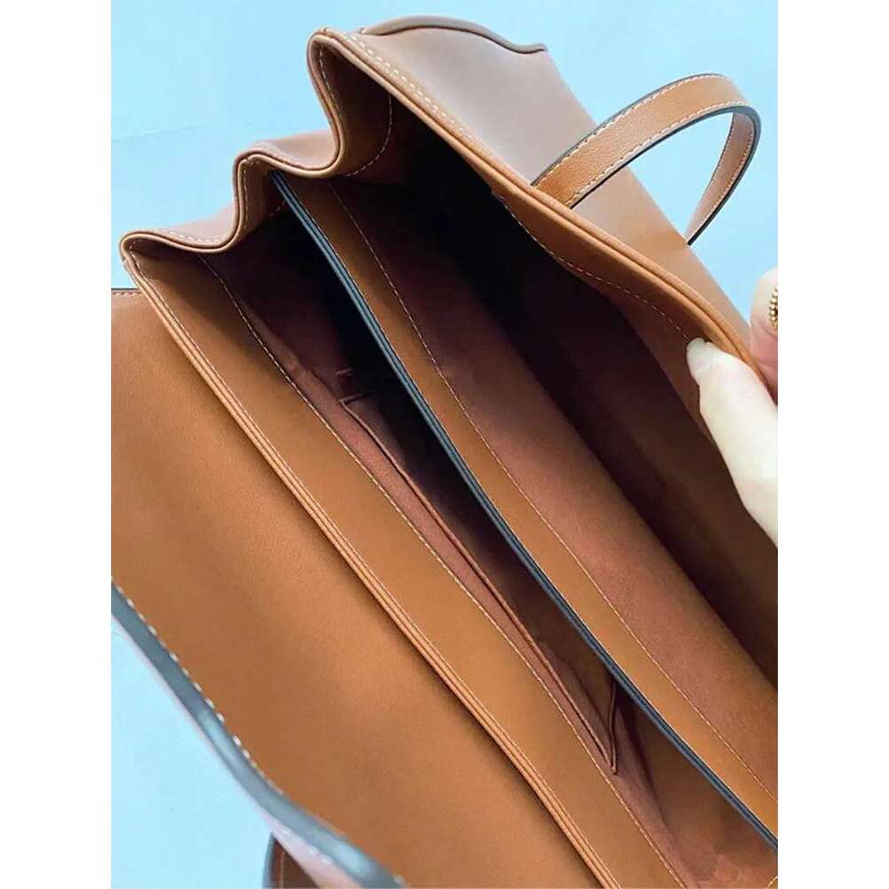 Designer Bag Office Ladies Vintage Elegant Big Capacity Single Shoulder Bags Cow Split Leather Fashion Totes Women Handbag Pillow Bag