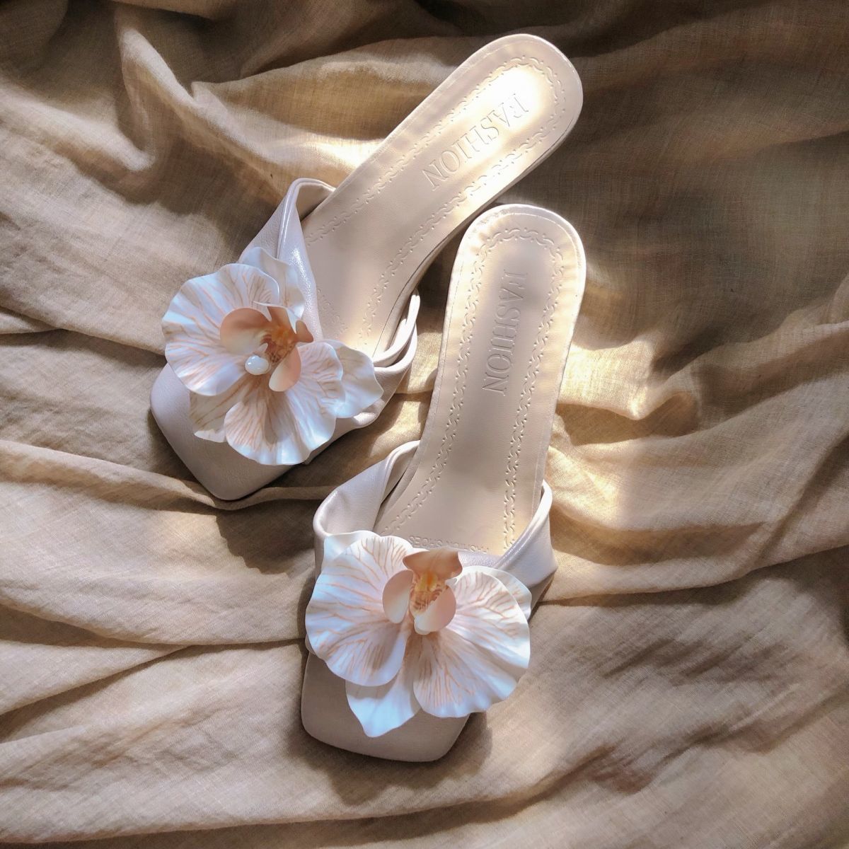 Gentle Summer Heel Sandals - Comfortable Slippers for Women