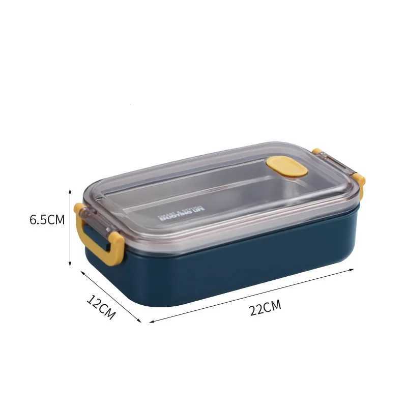304 Stainless Steel Thermal Lunch Box Office Worker Bento Box Single/Double Layer Student Children Food Storage Container StoreM251121