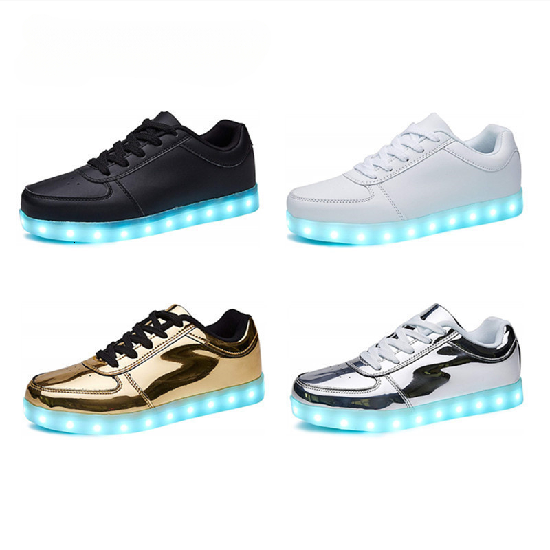 Fashion LED light shoes, student sports shoes, luminous shoes, fluorescent shoes, casual children's shoes