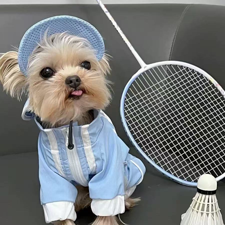 T2400 Fleece-lined Autumn/Winter Puppy Four-Legged Sweater for Teddy, Bichon Frise, Schnauzer, and Small Dogs - Thick Winter Coat