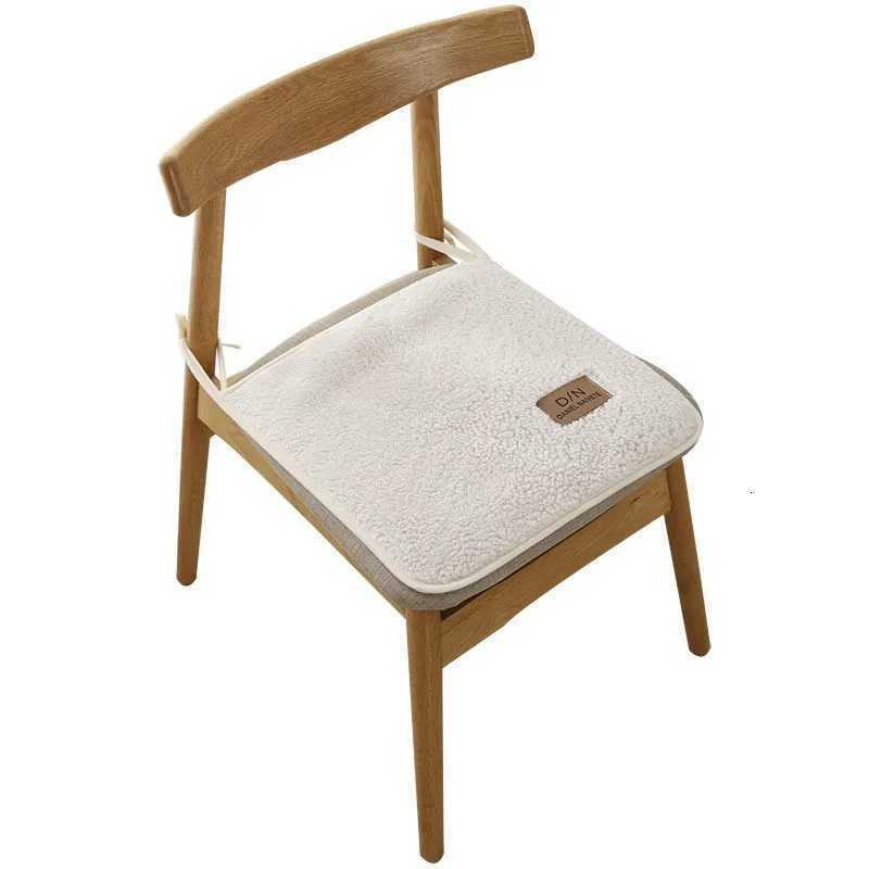Non-slip Dining Chair Pad Chair Cushion Sherpa Winter Chair Cushion with Anti-slip Straps for Office School for Dining S093 C251121