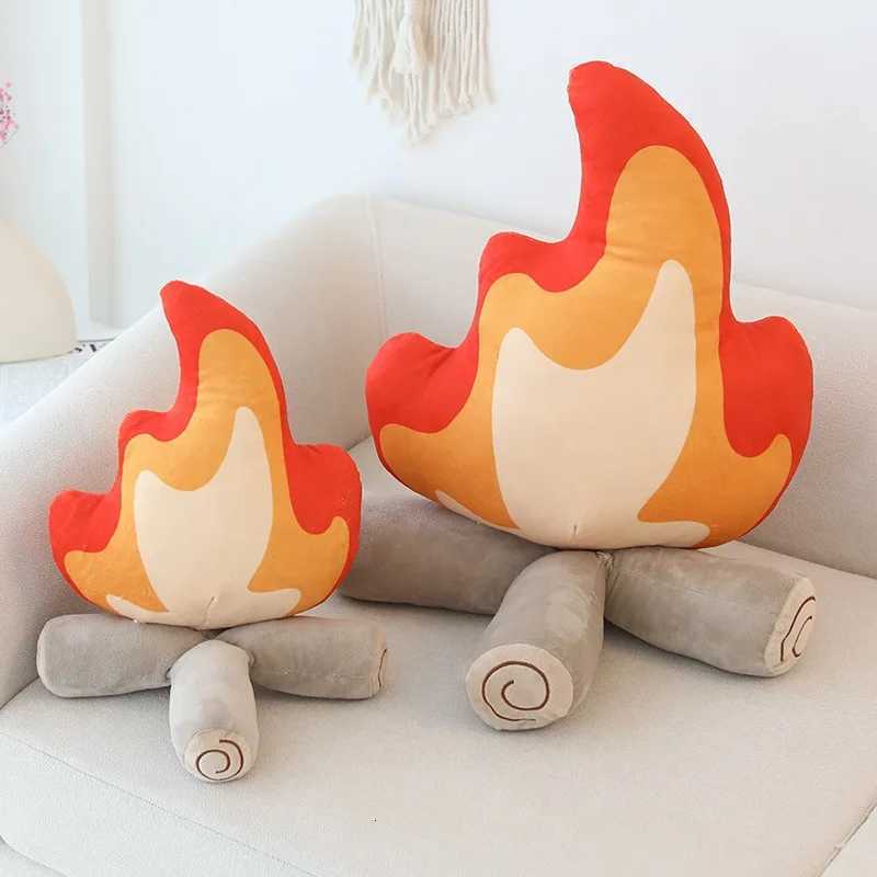 Creative Fire Pile Bonfire Plush Throw Flame Doll Sofa s Cushions Seat Sofa Throw Cushion C251121