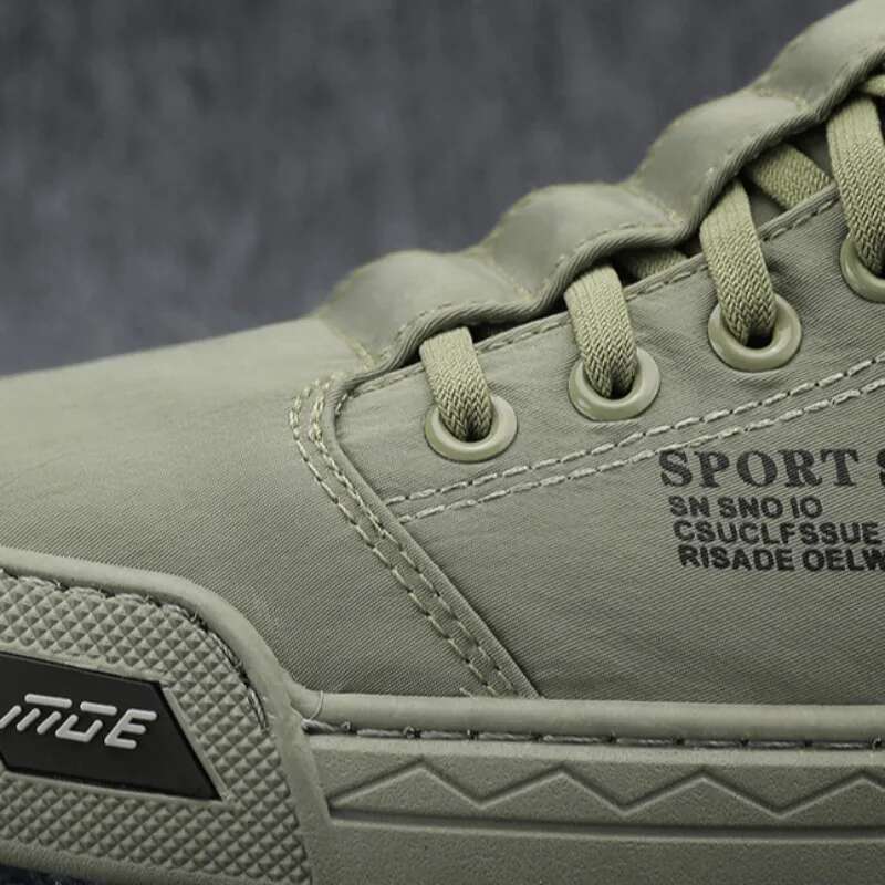 designer sneakers 2024 New Original Brand Green Casual forMen lce Silk Breathable Canvas Shoes Flat LaceUp Walking Shoe Lightweight Sneakers