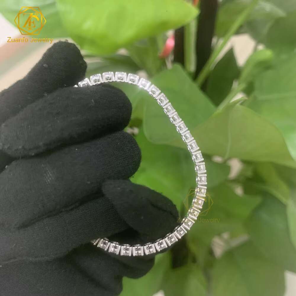 14k Tennis Chain Lab Diamond Igi Certified Laboratory Diamond Chain 3mm Lab Grown Diamond Tennis Bracelet Not Moissanite