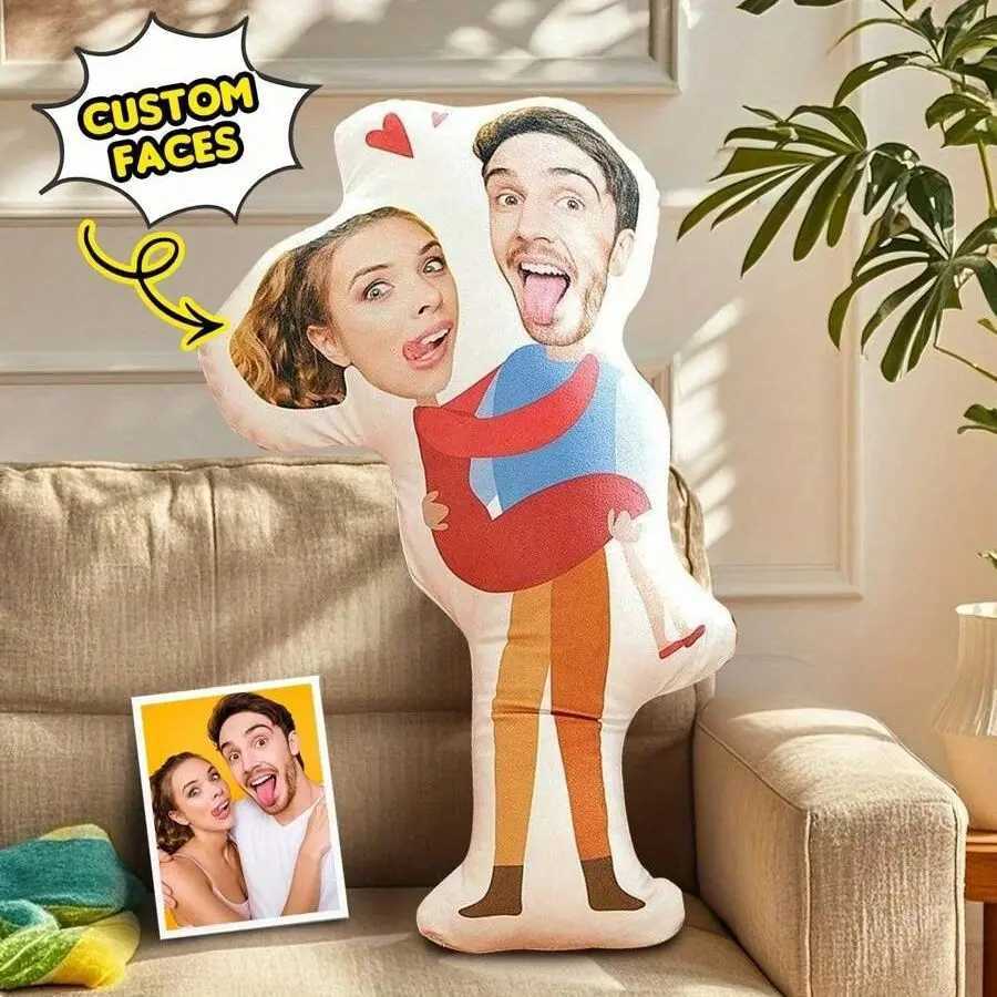 Customized princess s with couple style photos that can be printed with your own pictures soft polyester fiber cushions f C251121