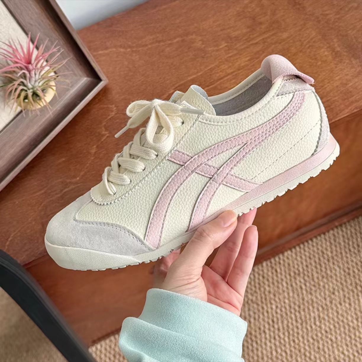 free shipping designer Casual Shoes new woman sport outdoor running pink classic vintage Platform shoes