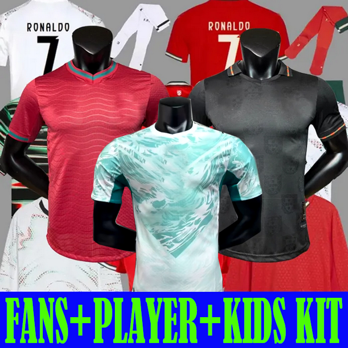 fans player version 2026 2027 Portugal soccer Jerseys RONALDO 25 26 27 Training Home Away National team football Kit shirts FERNANDES JOAO FELIX Men Kids Kit uniforms