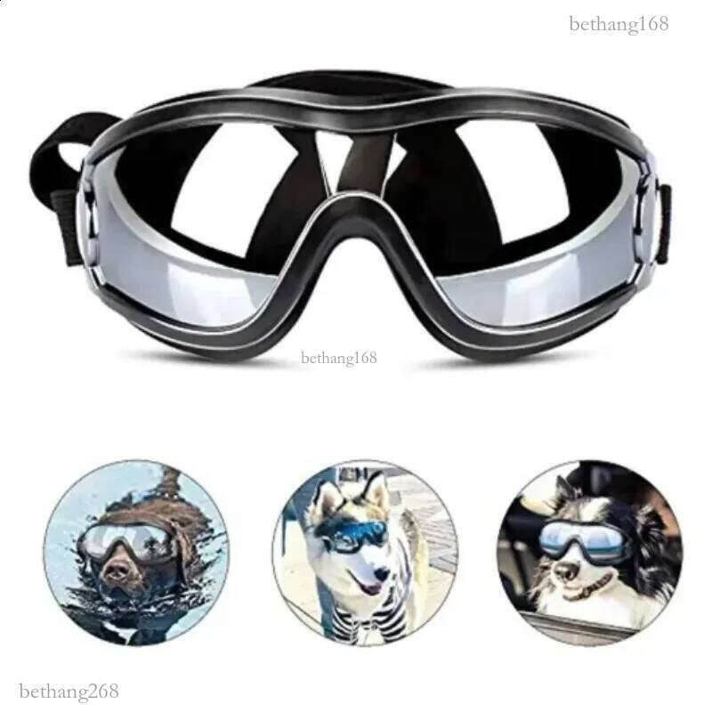 Dog Goggles Glasses Dog Sunglasse Eye-wear Pet Eye Protection Anti-UV Grooming Useful Pos Props Adjustable Dress Up Goggles i240801