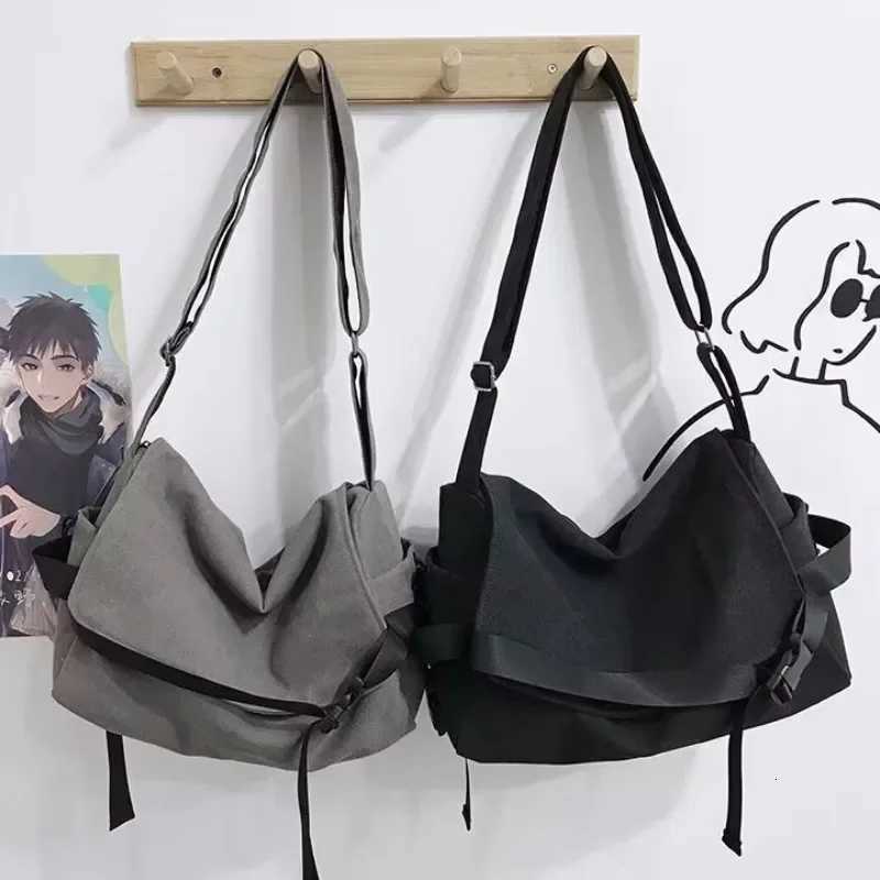 Fashion Korean Versi Minimalist Crossbody Bag Ins Trendy Canvas Bag Large Capacity Fiable Shoder Bag Purses and Handbags Y251121