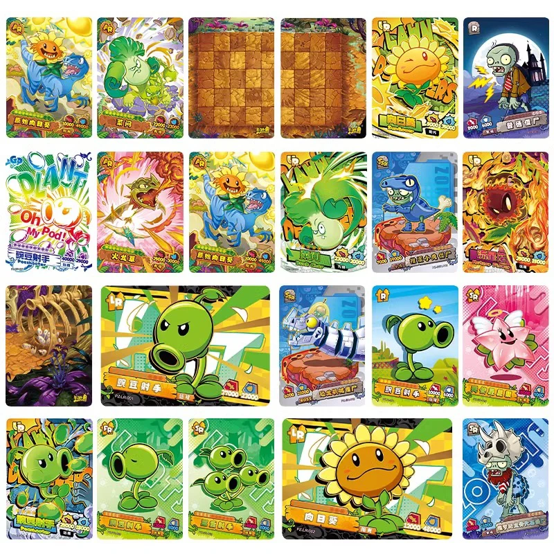 Plants vs Zombies Genuine Game Card Third installment Future World series Animation Game Peripheral Collection Card Kid Toy Card