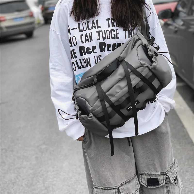 Fashion 2024 Outdoor Travel Techwear Crossbody Bag Men Wen Gym Sport Mtifuncti Single Shoder Backpack Punk Hip Hop Ch Bag Y251121