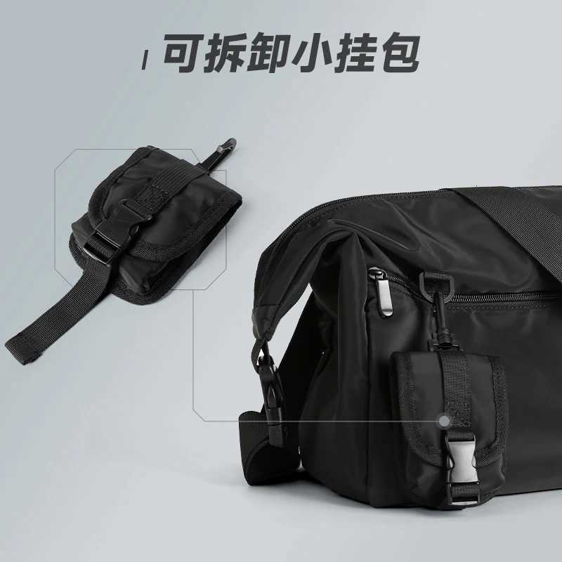 Fashion Septwoes Fi Waterproof Nyl Men Shoder Bag M Casual Large Crossbody Messenger Bag Cycling Traveling Side Package Y251121