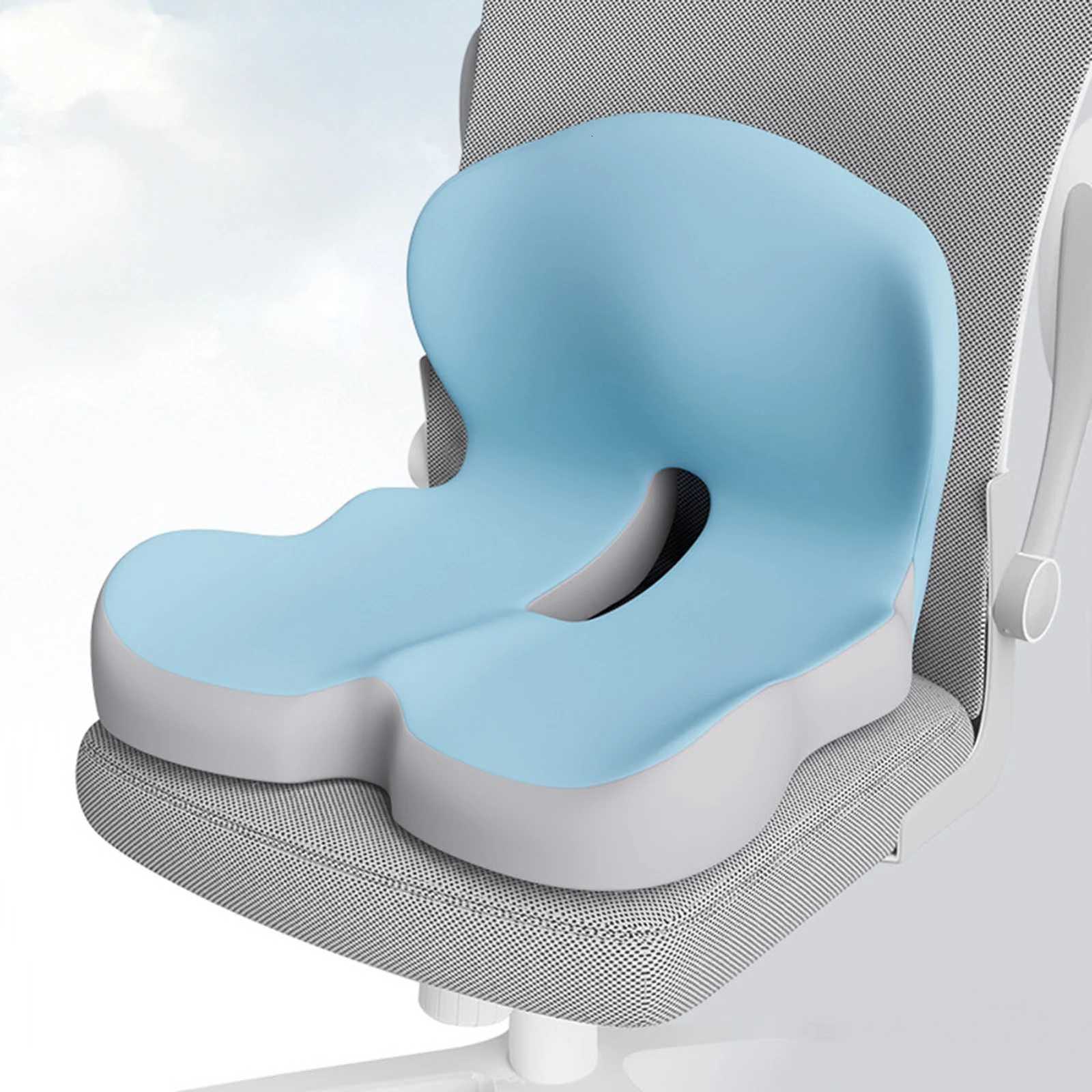 Memory Foam Seat Cushion Back Support for Office Chair Car Home Use with Lumbar Support for Students C251121