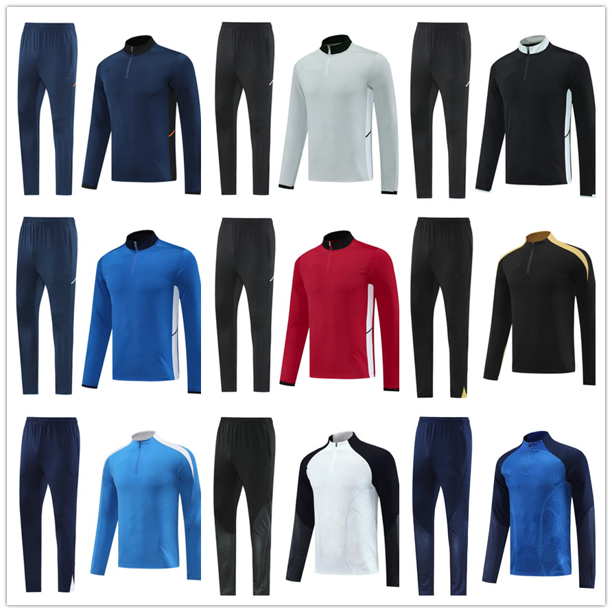 Mens Football Tracksuit Casual sportswear 2024 Adult training jogging survetement foot chandal futbol
