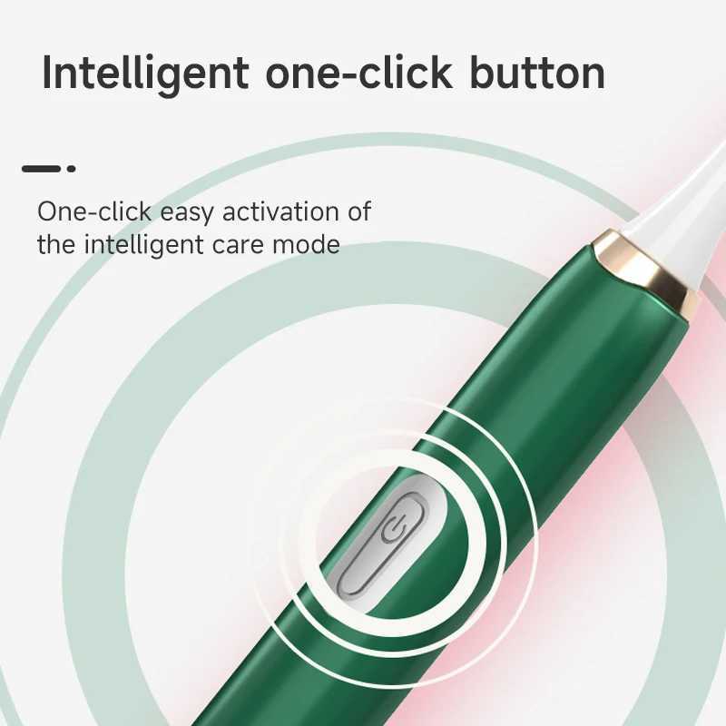 5 brush head electric toothbrush portable battery powered waterproof rating IPX7 oral care C251121