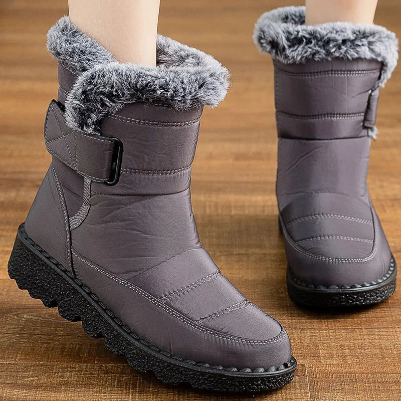 Womens Boots Fashion Winter With Super Warm Fur Botas Mujer Shoes Woman Snow Elegant Heeled 251121