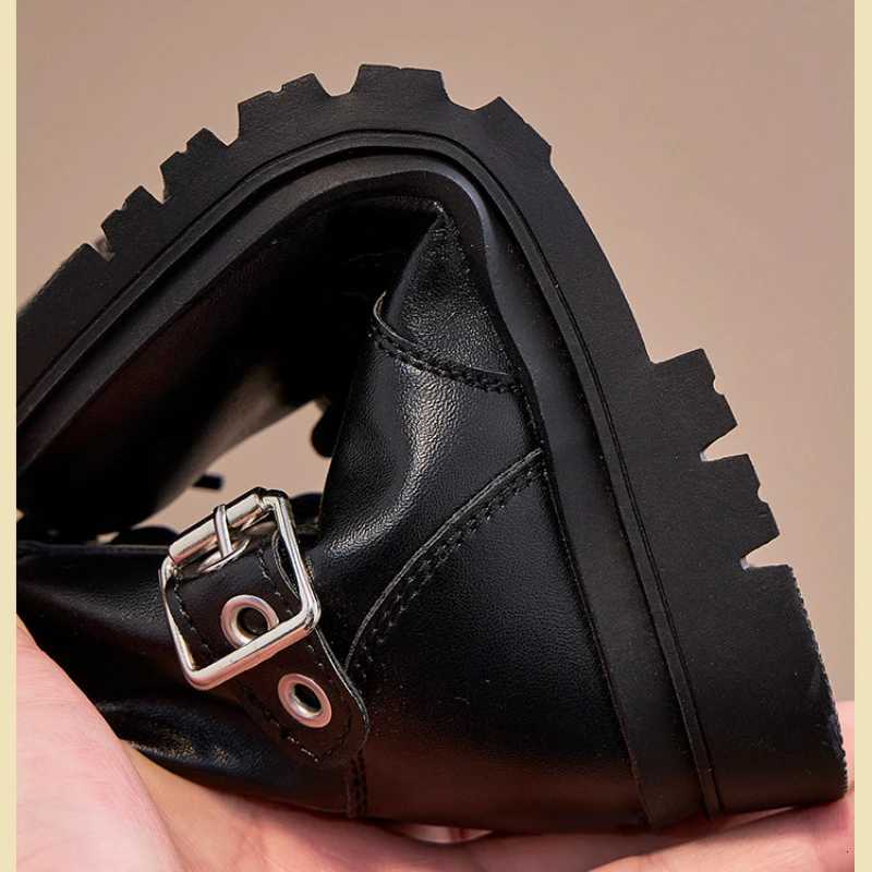 2024 Autumn Winter New Children Short Boots for Girls Fashion UK Style Chic Soft Comfortable Anti-slippery Casual Leather ShoesW251121