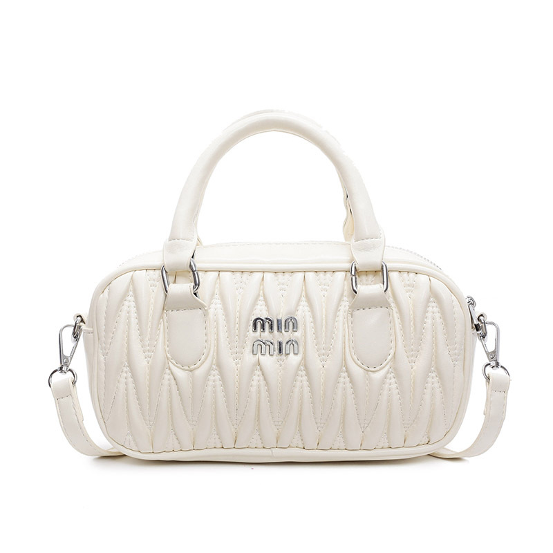2025 Hot-Sale Mini Square Purse - Women's Versatile Bowling Bag Convertible to Crossbody/Shoulder Bag, Stylish Small Handbag with Metal Chain Str