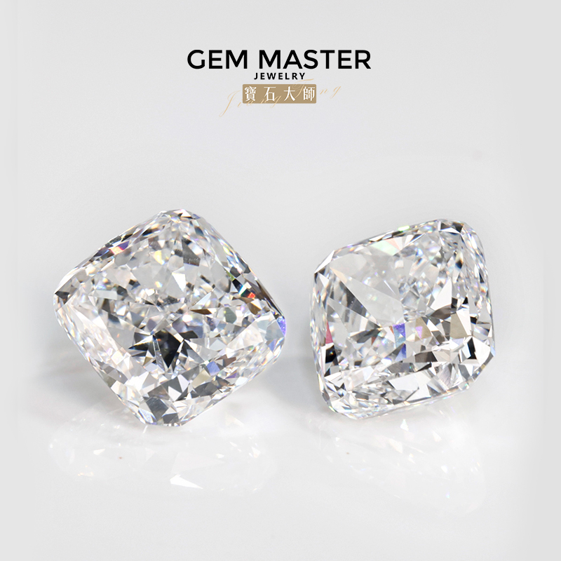 Cushion Lab Grown Diamond With GIA or IGI certificate D E F VVS Loose Lab Diamond 1ct 3ct 5ct 3EX CVD Lab Diamond