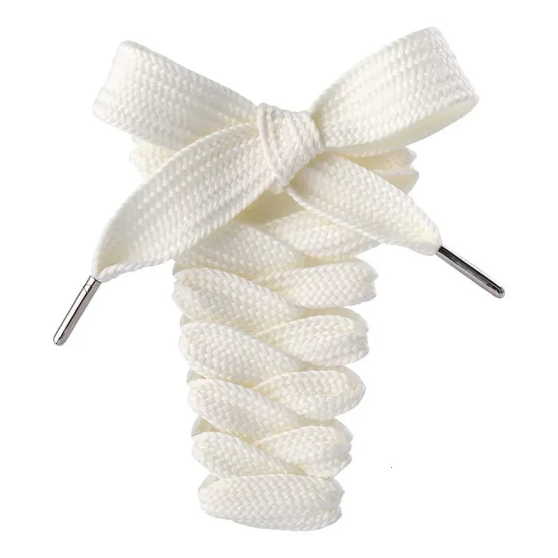 2CM Width Classic Shoelace Casual Teenis Shoe Laces Flat Shoelaces for Sneakers Length 130CM PVCMetal Head Shoes Accessories 251121