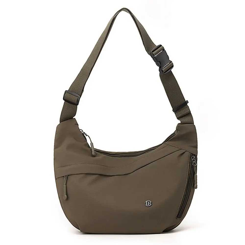 Multifunctional Shoulder Bag Nylon High Capacity Crossbody Messenger Bag Adjustable Belt Waterproof Hobos Bag Daily CommuttingT251121