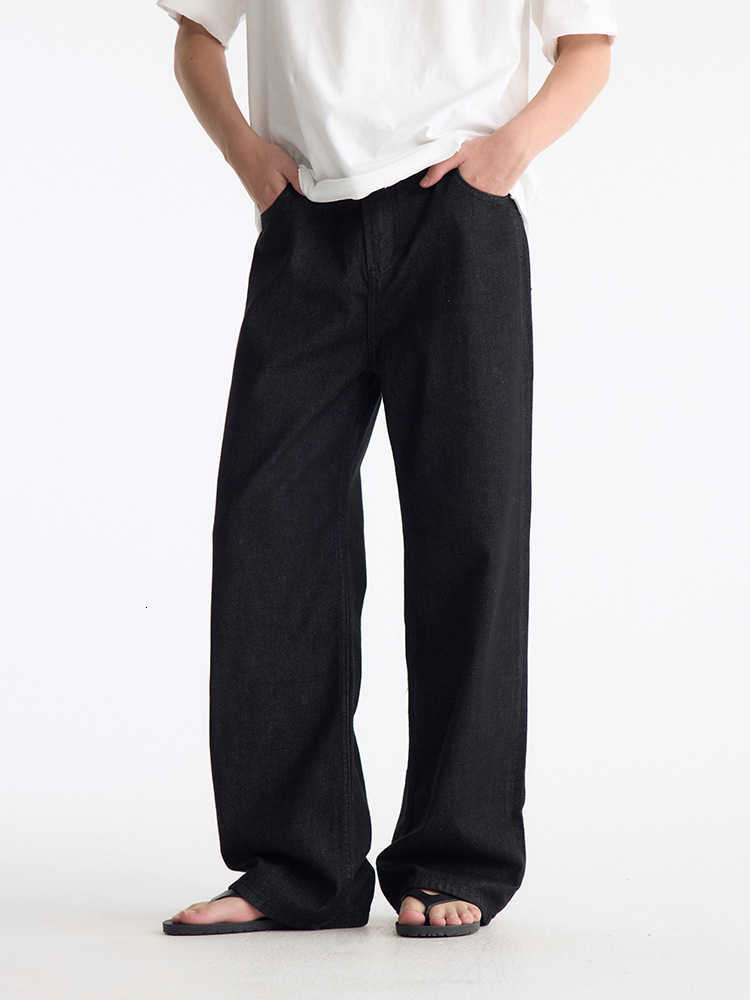 13oz dark blue original cowhide 2025 M size classic loose straight-cut Cleanfit jeans for men and women X251016