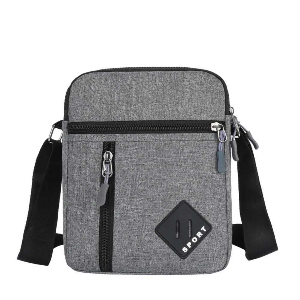 Mens Nylon Waterproof Oxford Fabric Crossbody Bag Single-Shoulder Casual Bag for MenT251121