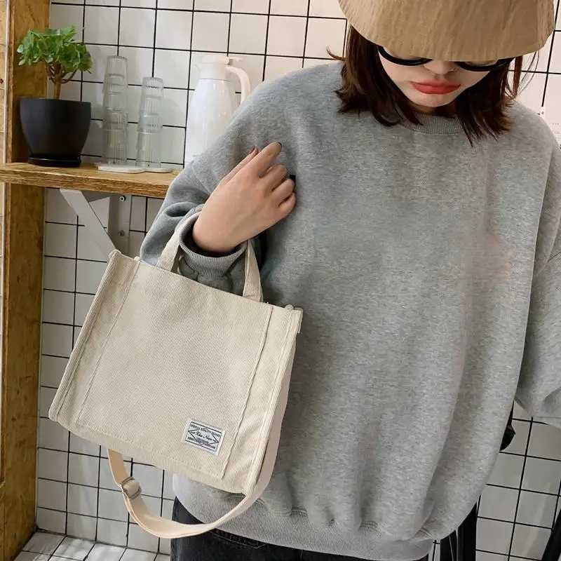 Corduroy Crossbody Tote Bag Womens Square Crossbody Bag Casual Tote Bag Shoulder Bag Travel Organiser BagT251121