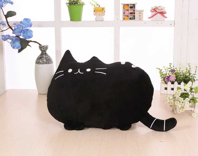 Creative Sofa Cushion Cat Cotton Biscuit Plush Animal Doll Kids Toys Cute Houseware Decoration Halloween Gifts C251121
