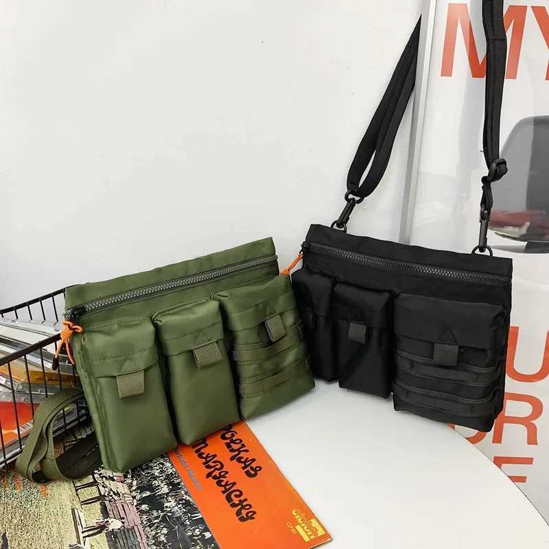 Fashion Streetwear Unisex Nyl Tactical Messenger Bags Casual Blet Bessenger Bag Hip Hop V Bag Functi Tactics Phe Shoder Bag Y251121