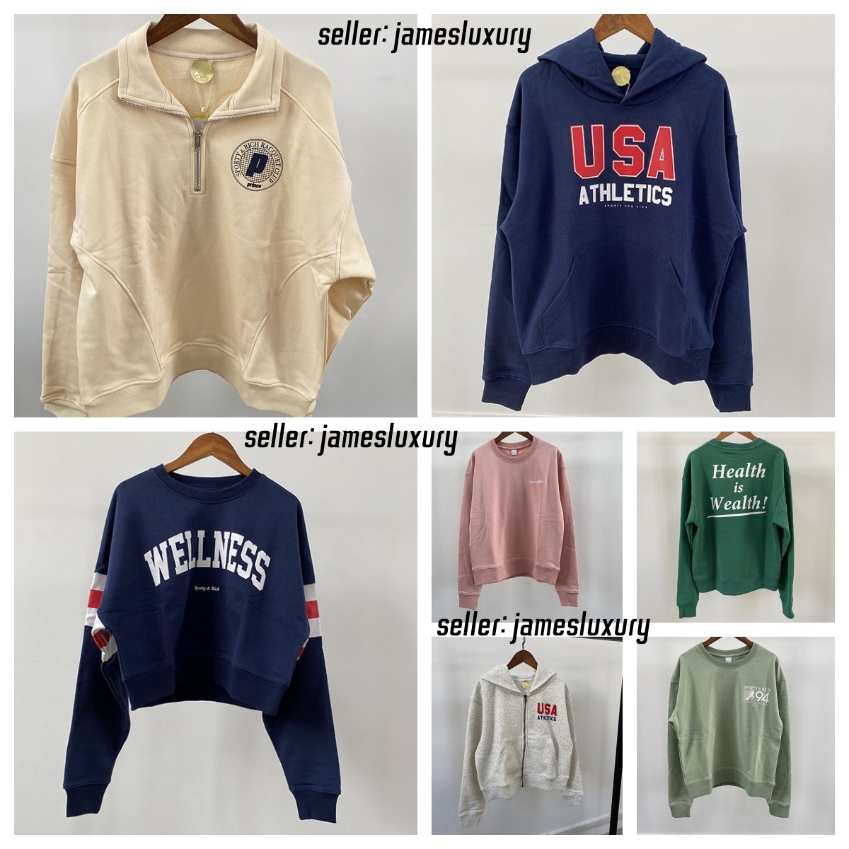 top version sporty and rich sweatshirt womens sweatshirt designer sweatshirt women free shipping full cotton streetwear street wear